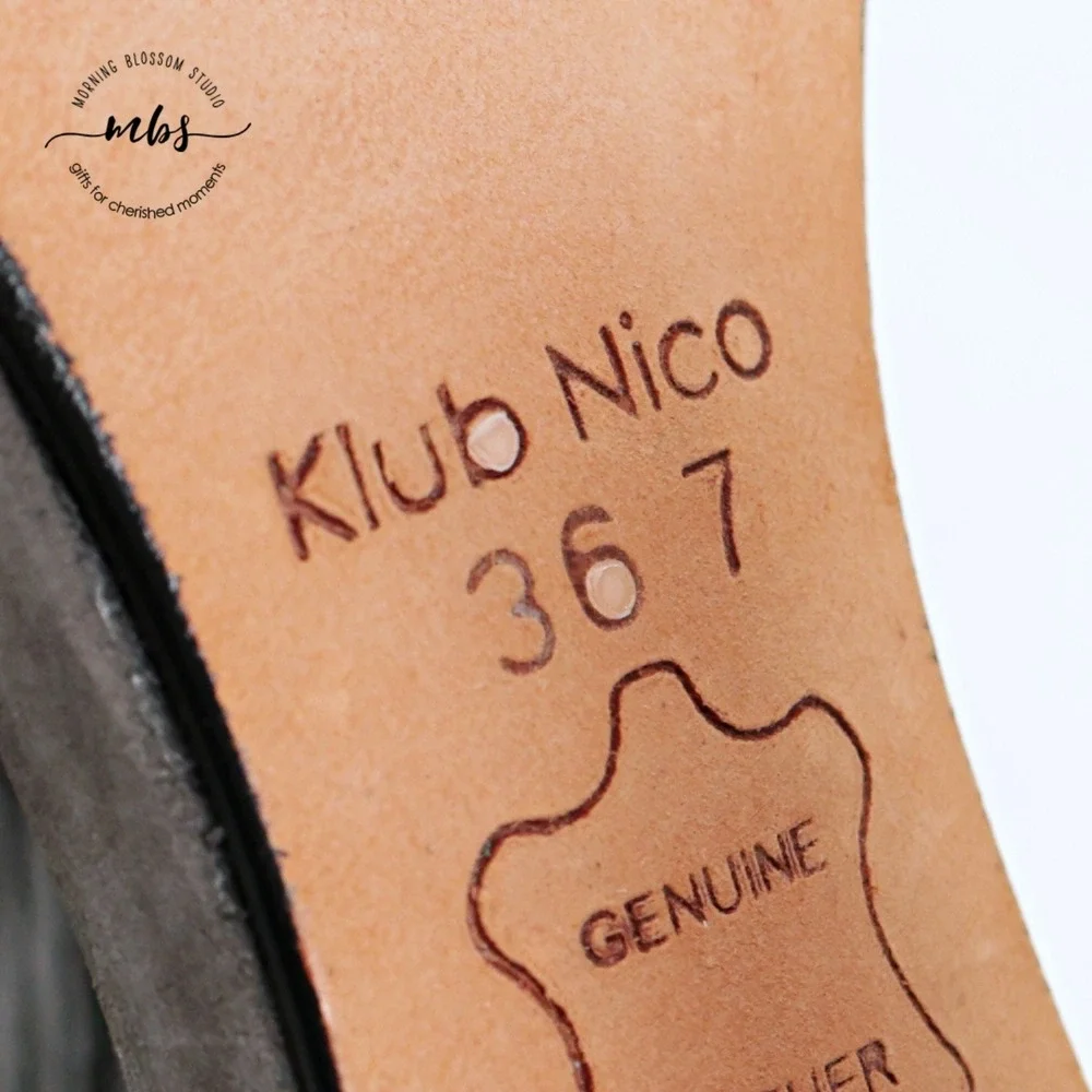 Klub Nico Tinka‎ Open Casual Chic Suede Block Lace-Up Heeled Sandals Grey 7